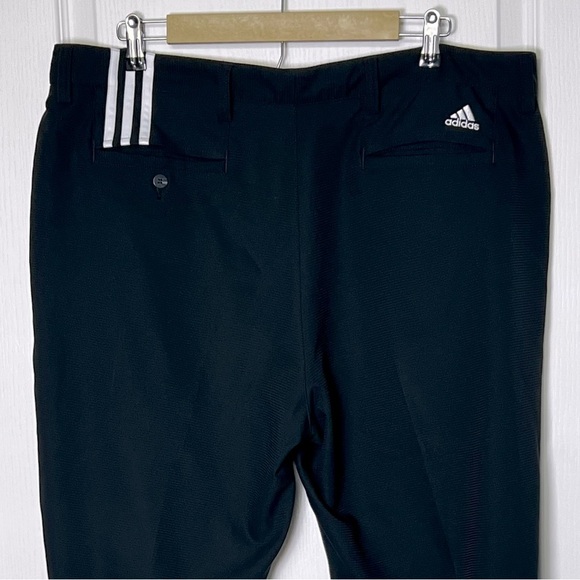 Adidas Men’s Climacool Golf Pants Black White Size 40X32 - Picture 3 of 4